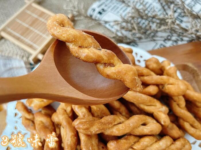 【朱家】小琉球風味麻花捲(海苔、黑糖)(全素)