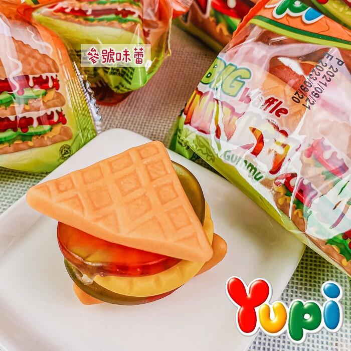 YUPI呦皮大鬆餅三明治造型軟糖