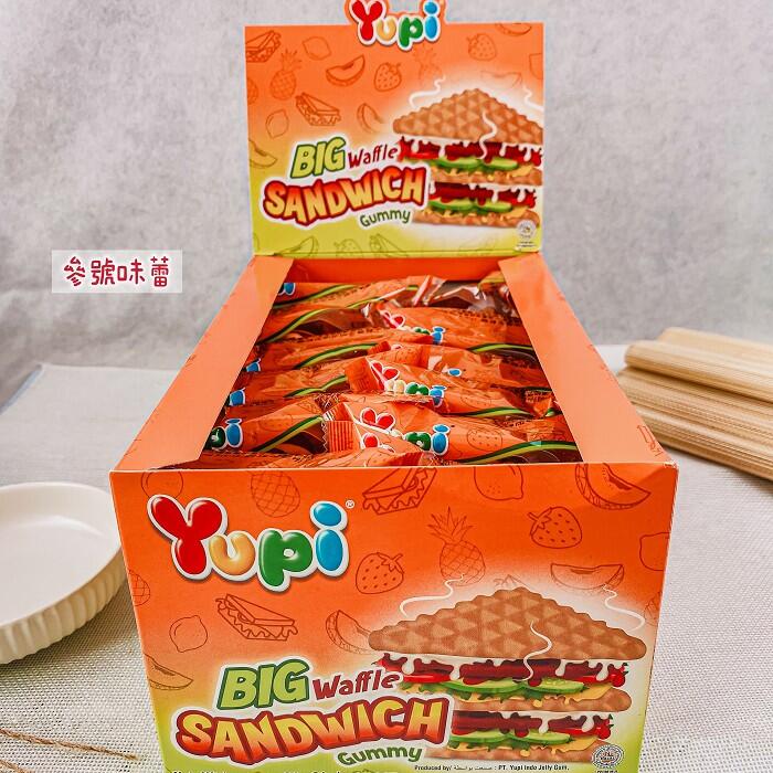 YUPI呦皮大鬆餅三明治造型軟糖
