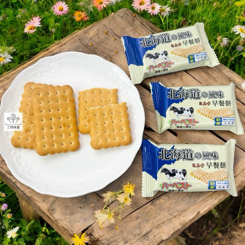 新世紀-北海道特濃牛奶早餐餅(奶素)