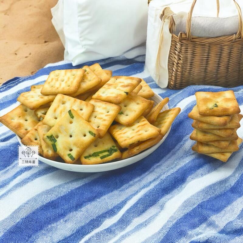 盛香珍 迷你蘇打餅-青蔥