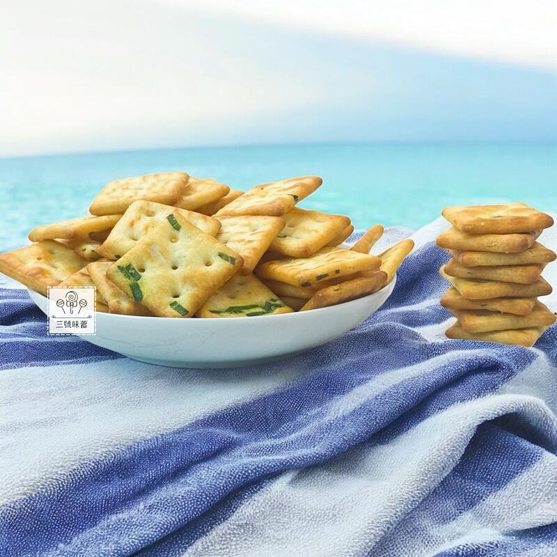 盛香珍 迷你蘇打餅-青蔥