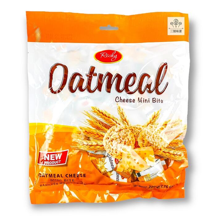 Richy迷你一口燕麥酥 (原味、香濃起司)