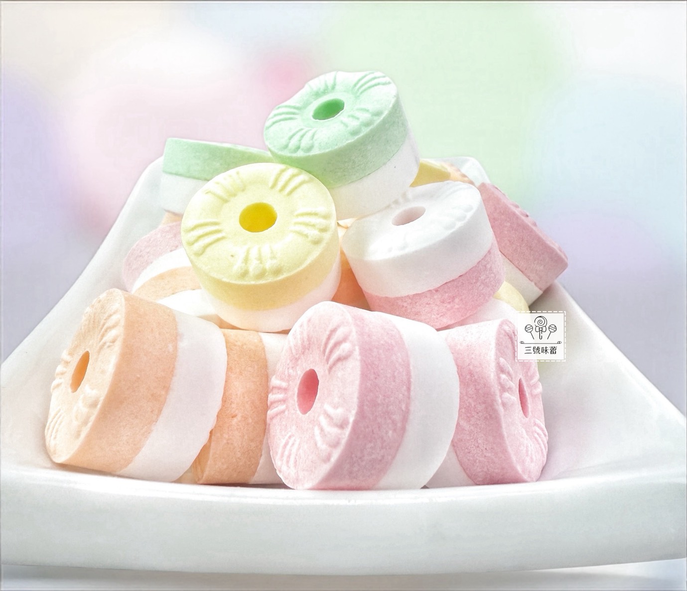 蓬萊寶島-圓形口哨糖 1000克/原封包