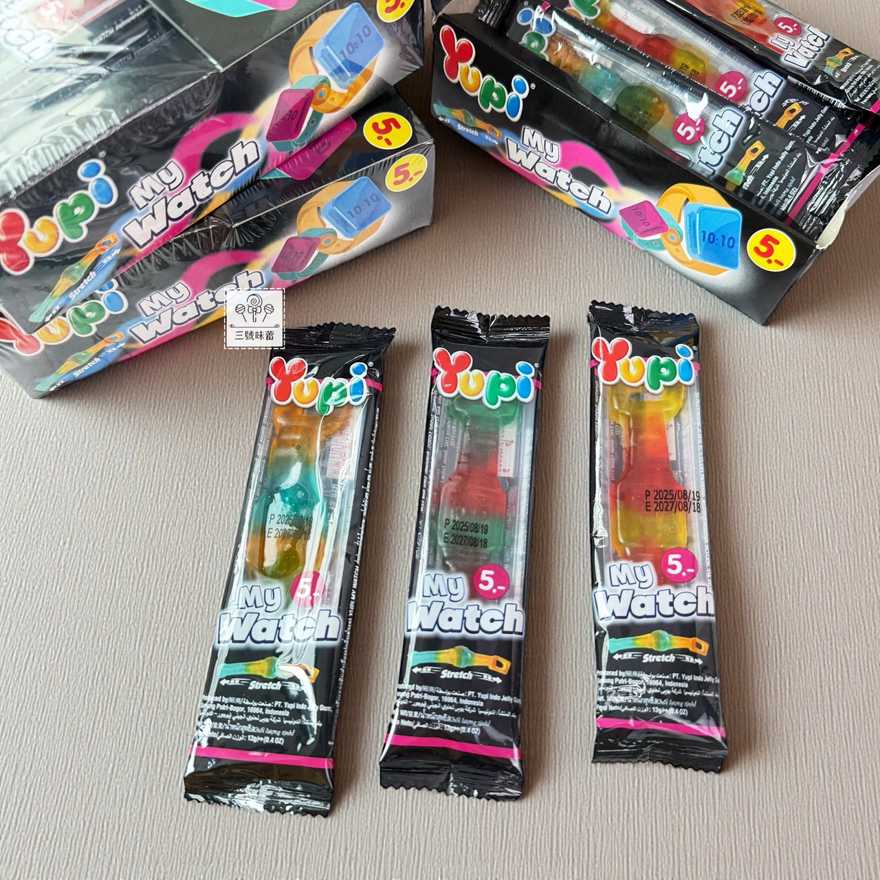 YUPI - 呦皮五號手錶造型軟糖 