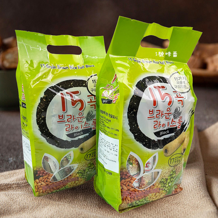 鴻津 脆捲15黑芝麻穀物捲
