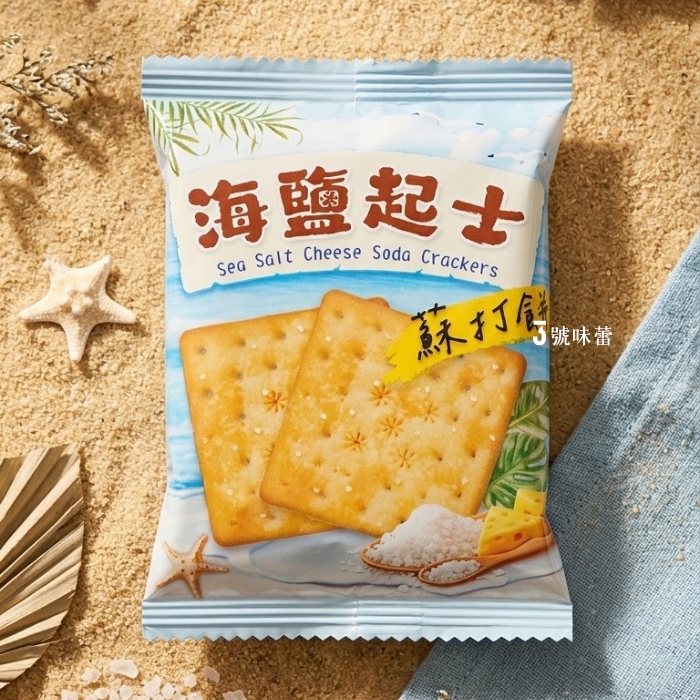 漢隆 海鹽起士蘇打餅(奶素)